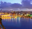 Pontes do Recife à noite
